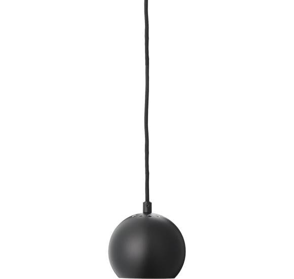 BALL PENDEL Ø12 MAT SORT - FRANDSEN