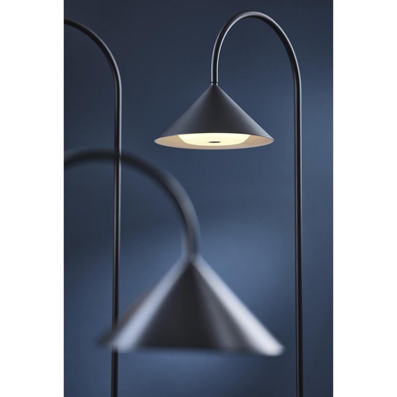 GRASP BORDLAMPE H72 MAT SORT PORTABLE - Frandsen