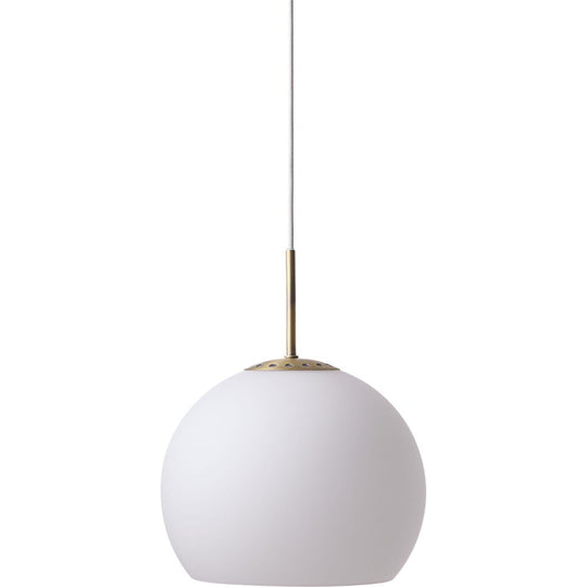 Frandsen Ball Glas Ø25 – Opal Hvid pendel
