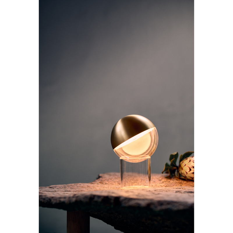 Frandsen Pila Portable Bordlampe – Solid Brass | Lampeagenten
