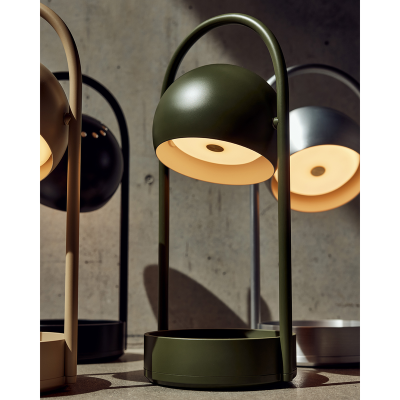 BALL PORTABLE OLIVIEN GRØN ONE LYSKILDE