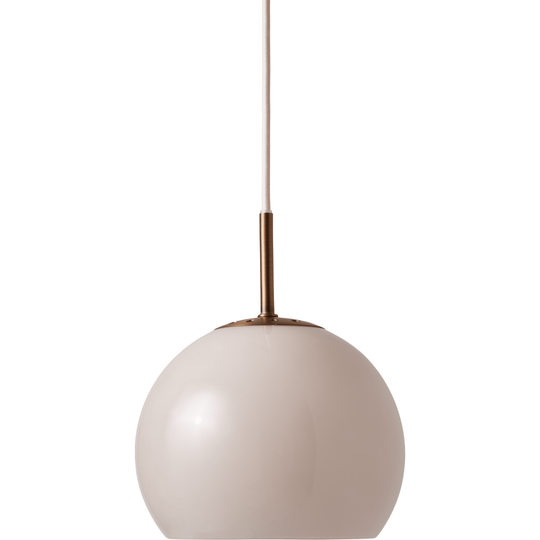 BALL PENDEL GLAS Ø25 SAND GREY