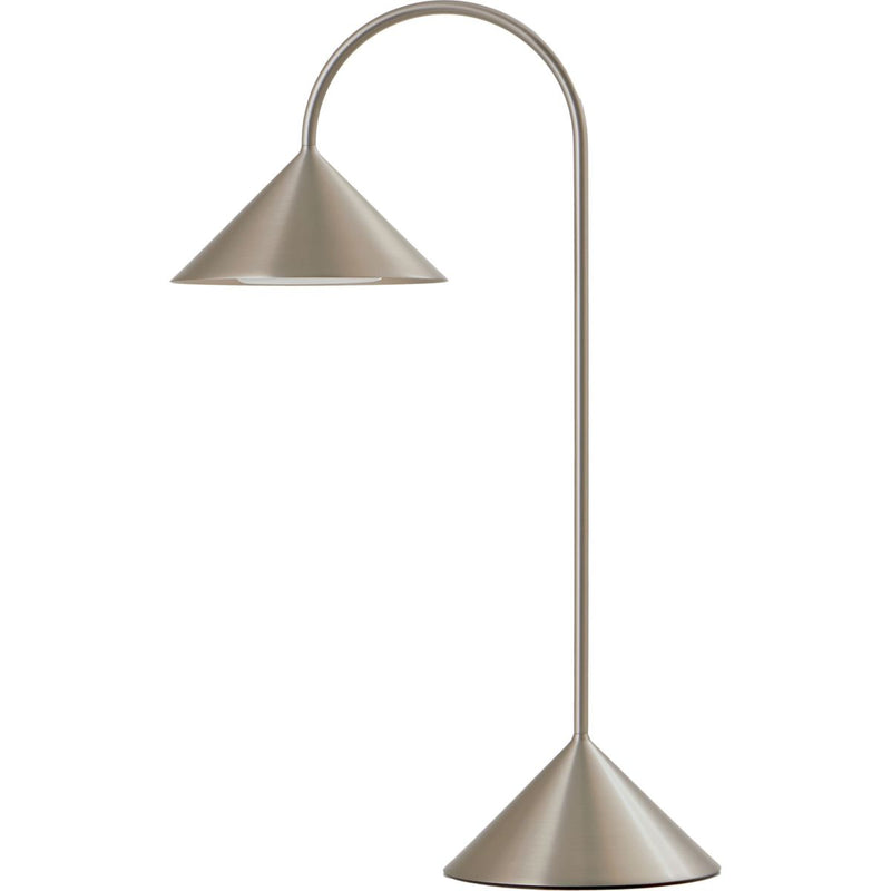 GRASP BORDLAMPE H47 BØRSTET RUSTFRIT STÅL PORTABLE