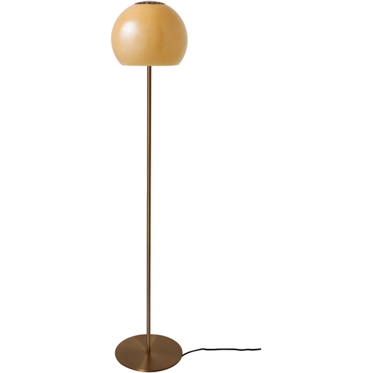 BALL GULVLAMPE GLAS AMBER