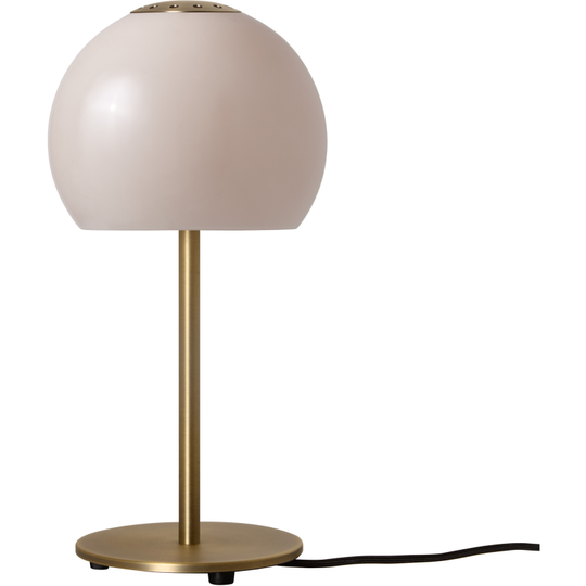 BALL BORDLAMPE GLAS SAND GREY