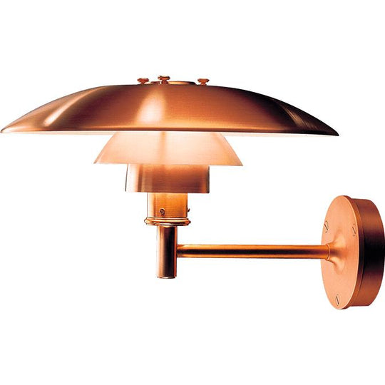 PH UDENDØRS - BØRSTET KOBBER - VÆGLAMPE