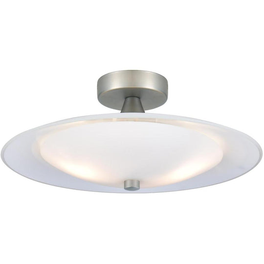 Baroni Loftlampe Ø35 Opal/alu