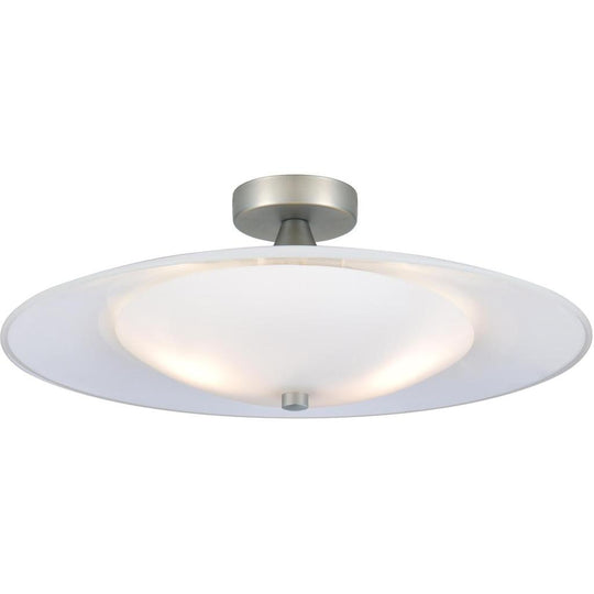 Baroni Loftlampe Ø45 Opal/alu