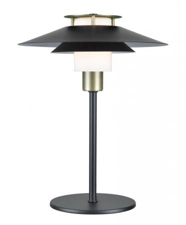 RIVOLI BORDLAMPE SORT/MESSING
