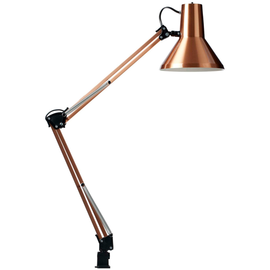 JENSEN ARKITEKTLAMPE BØRSTET KOBBER