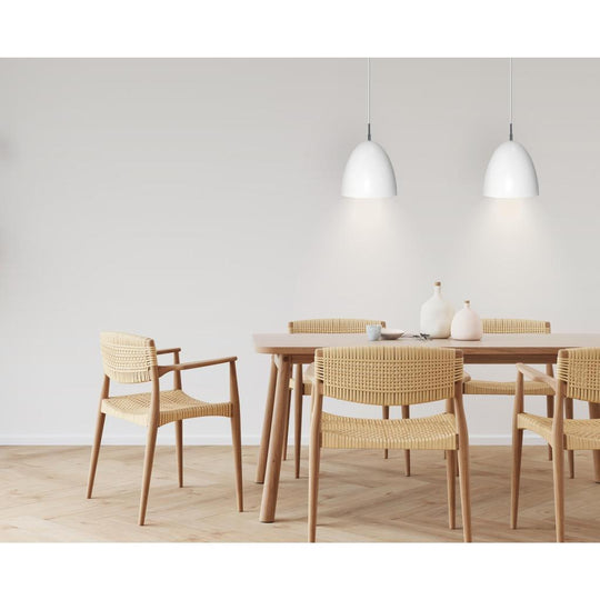 Storm Pendel Ø25 Mat Hvid