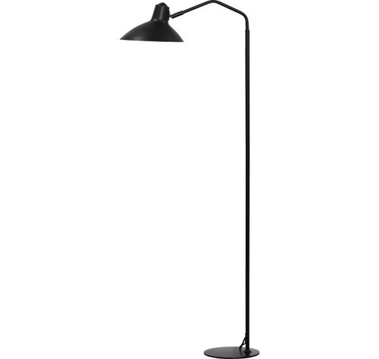 Adrian gulvlampe i mat sort