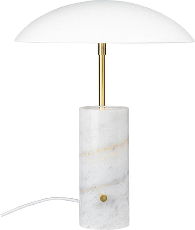 DFTP Mademoiselles Hvid Bordlampe - Skulpturel elegance med indirekte lys