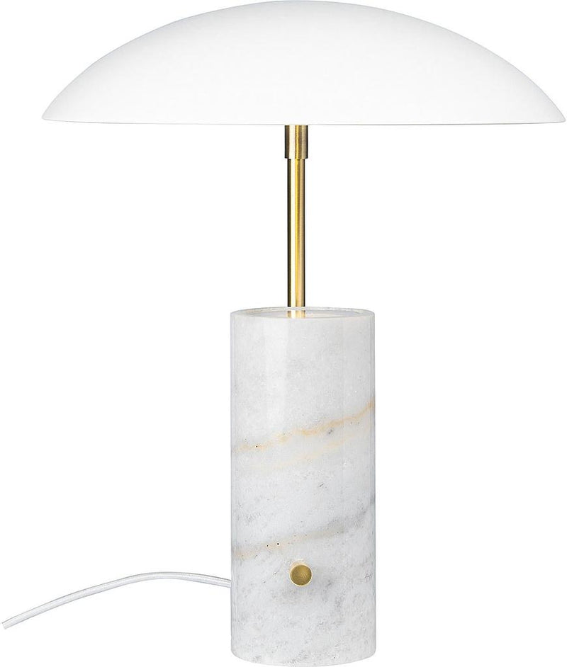 DFTP Mademoiselles Hvid Bordlampe - Skulpturel elegance med indirekte lys