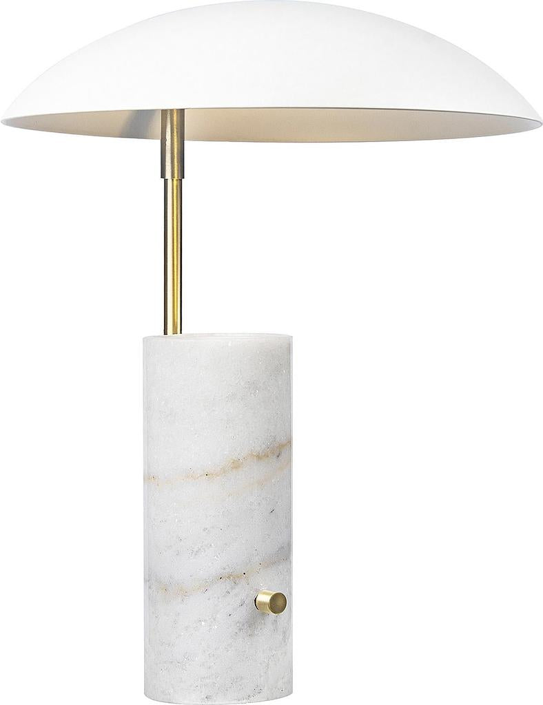 DFTP Mademoiselles Hvid Bordlampe - Skulpturel elegance med indirekte lys