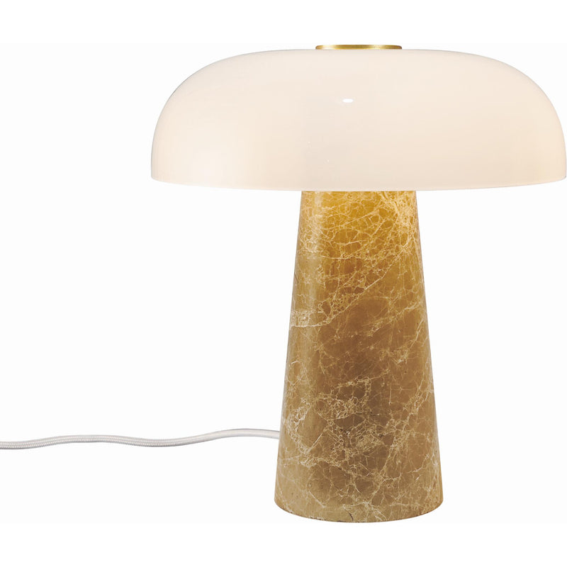 GLOSSY MINI BORDLAMPE BEIGE MARMOR