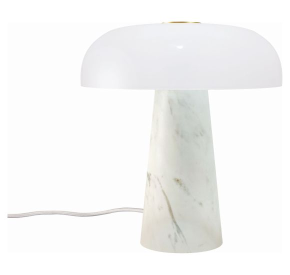 GLOSSY MINI BORDLAMPE HVID MARMOR