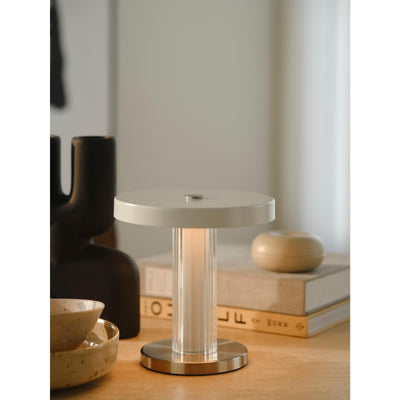 TREZZI PORTABLE BORDLAMPE HVID