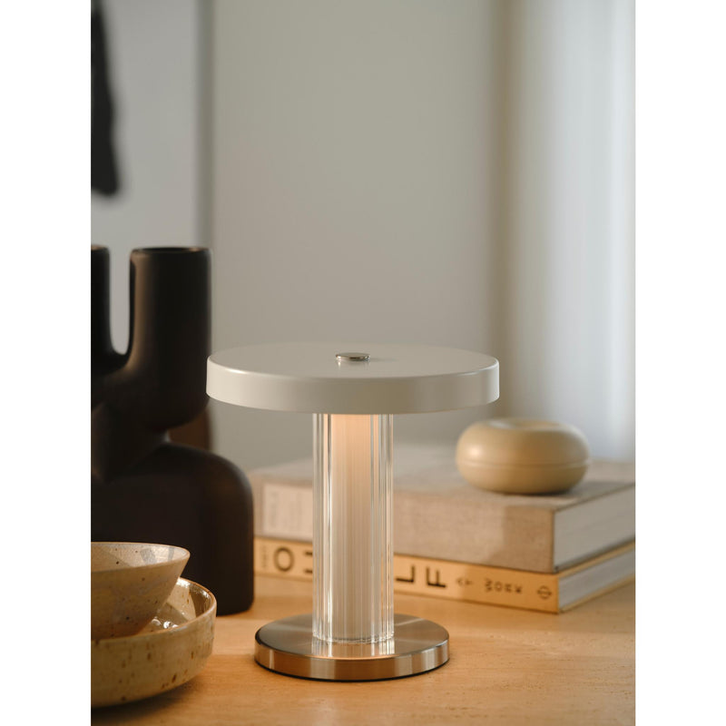 TREZZI PORTABLE BORDLAMPE HVID