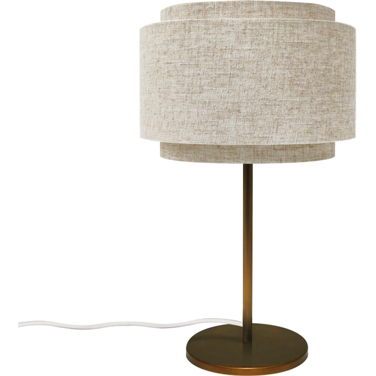 TAKAI H37 BEIGE STOF BORDLAMPE