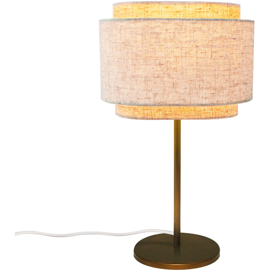 TAKAI H37 BEIGE STOF BORDLAMPE