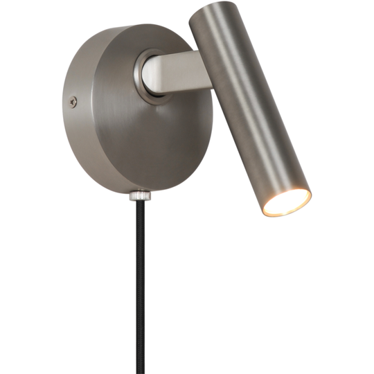 MAKOTO G9 SATIN KROM VÆGLAMPE