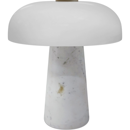 GLOSSY HVID MINI PORTABLE LAMPE