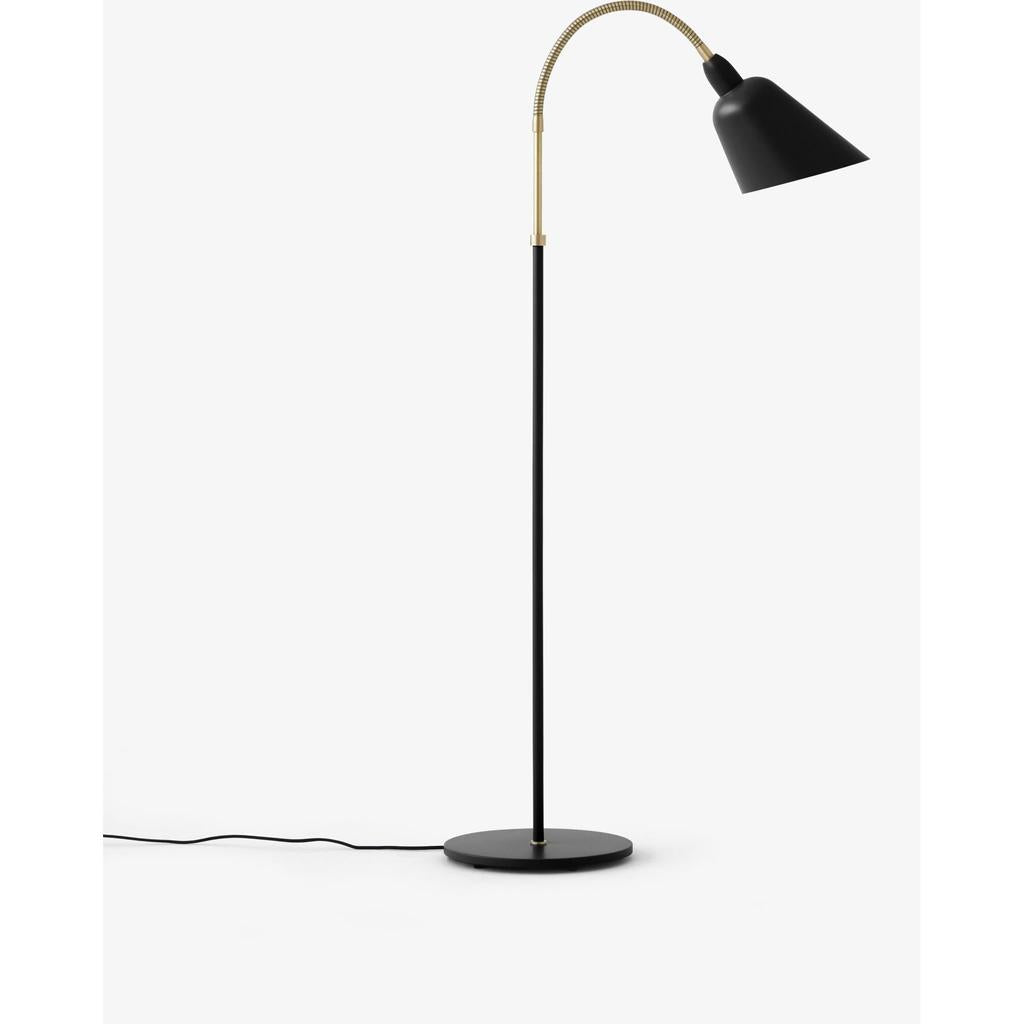 BELLEVUE AJ7 - GULVLAMPE - SORT/MESSING