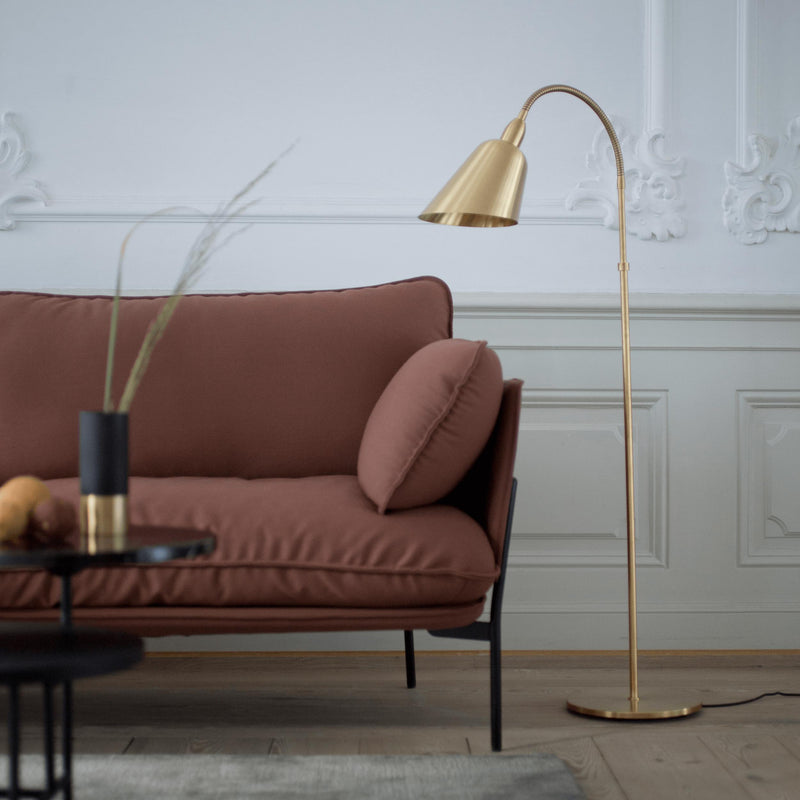 BELLEVUE GULVLAMPE AJ7 MESSING