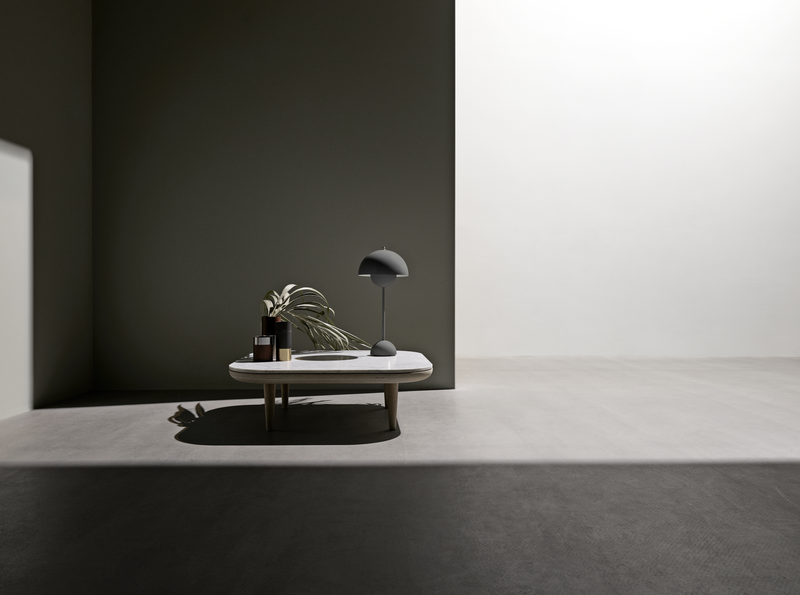 FLOWERPOT BORDLAMPE VP3 MAT MØRKEGRÅ