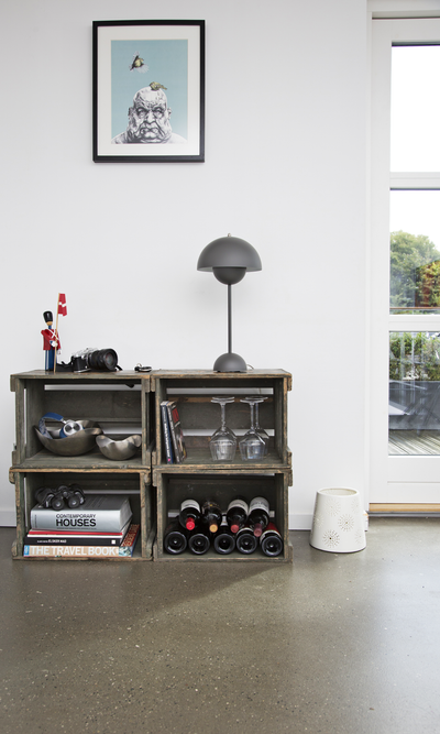 FLOWERPOT BORDLAMPE VP3 MAT MØRKEGRÅ