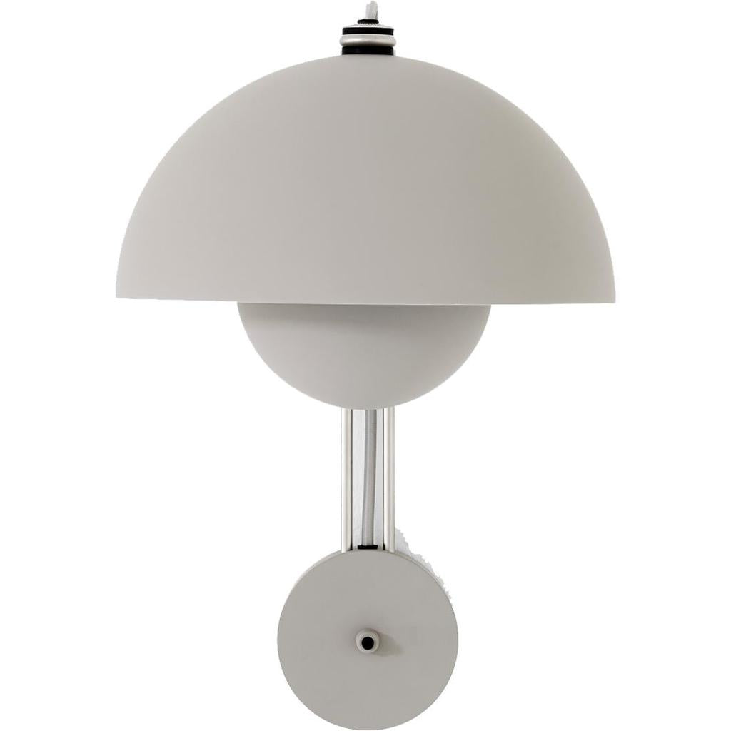 FLOWERPOT VP8 - VÆGLAMPE - MAT LIGHT GREY