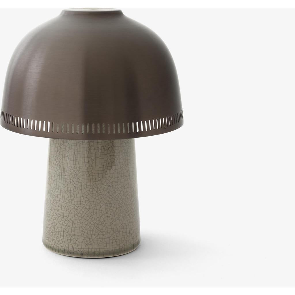 RAKU SH8 - PORTABLE BORDLAMPE - GRÅ OG BRONZE