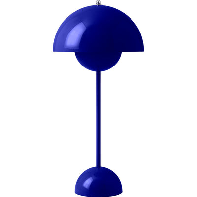 FLOWERPOT VP3 COBALT BLÅ BORDLAMPE 