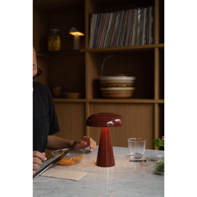 COMO SC53 RED BROWN BORDLAMPE PORTABLE