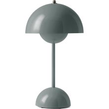 FLOWERPOT VP9 - PORTABLE BORDLAMPE - STONE BLUE