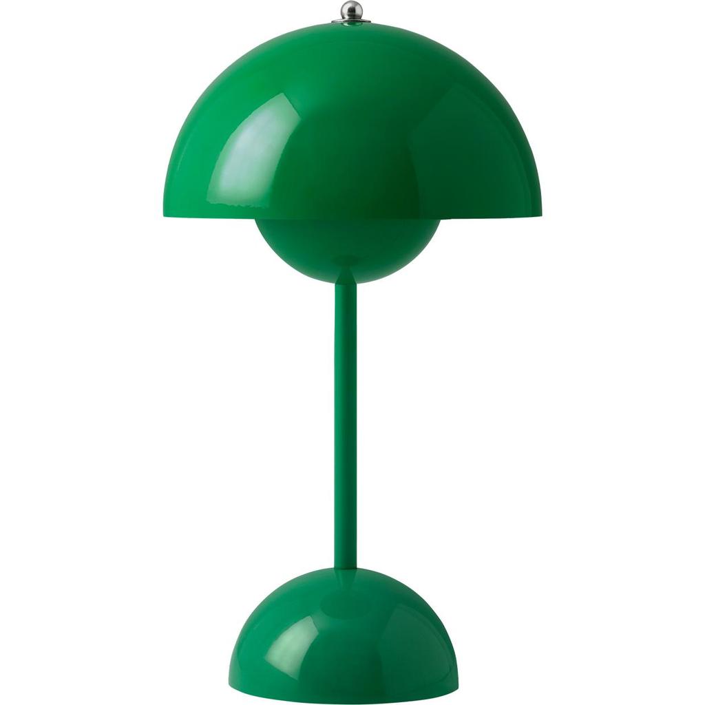 FLOWERPOT VP9 - PORTABLE BORDLAMPE - SIGNAL GRØN