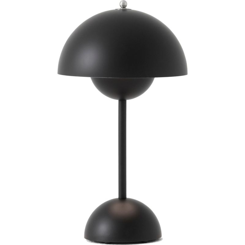 FLOWERPOT VP9 - PORTABLE BORDLAMPE - MAT SORT