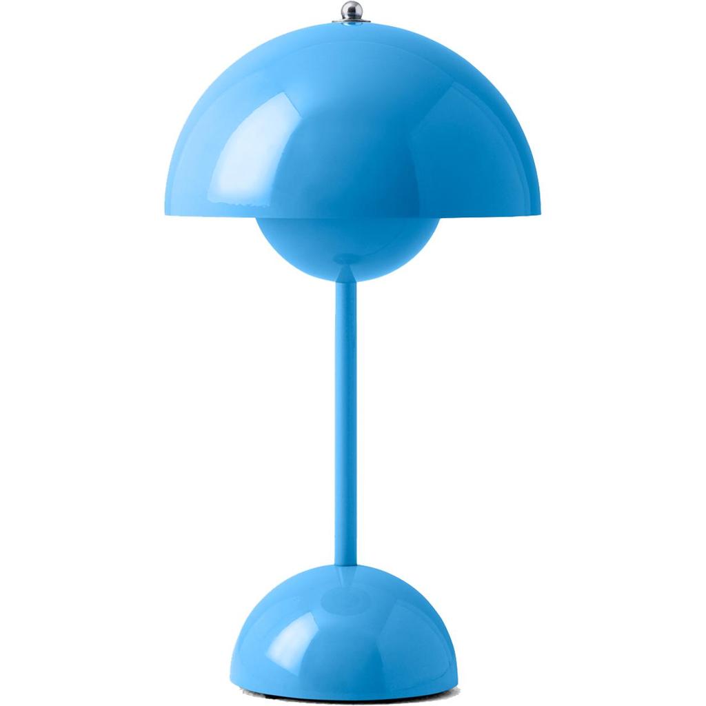 FLOWERPOT VP9 - PORTABLE BORDLAMPE - SWIM BLÅ