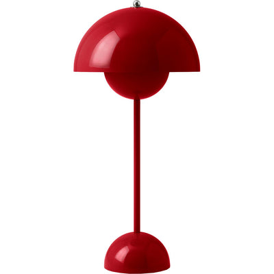 FLOWERPOT VP3 VERMILION RØD BORDLAMPE