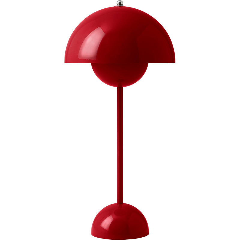 FLOWERPOT VP3 VERMILION RØD BORDLAMPE