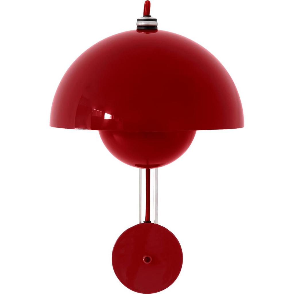 FLOWERPOT VP8 - VÆGLAMPE - VERMILION RØD
