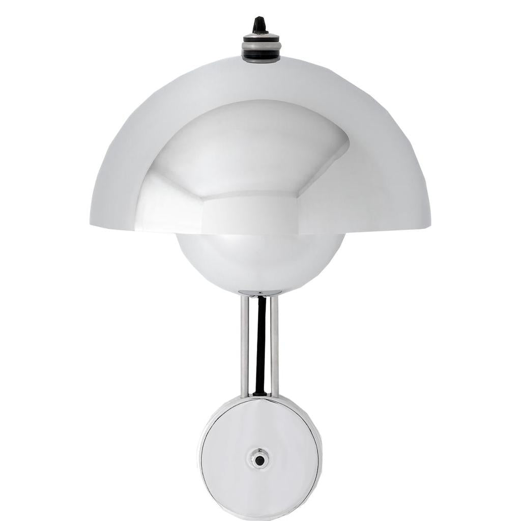 FLOWERPOT VP8 - VÆGLAMPE - KROM PLATED