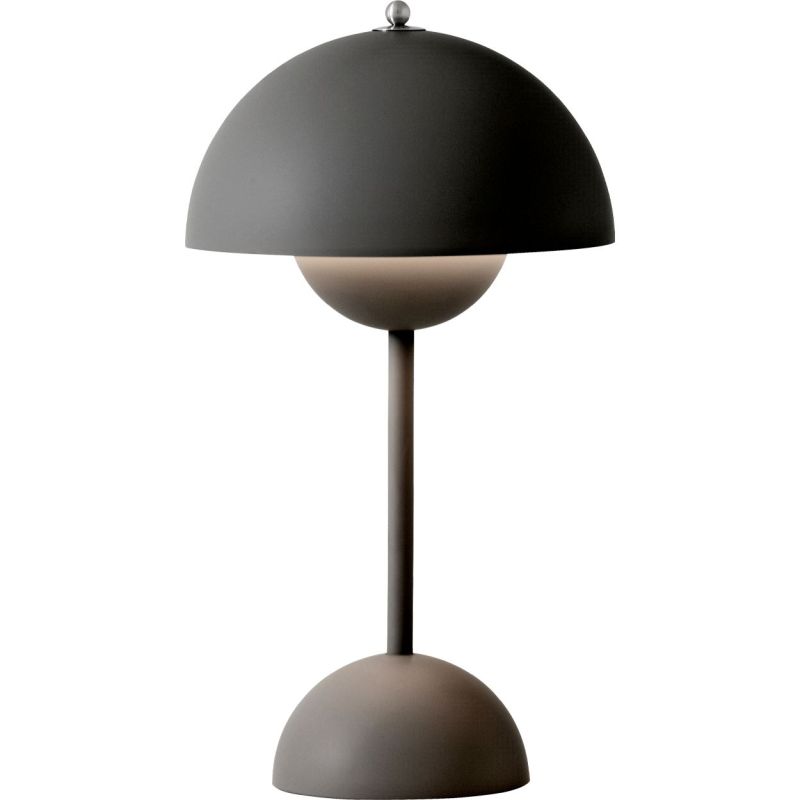 FLOWERPOT VP9 - MAGNET OPLADER PORTABLE - MAT MØRKEGRÅ