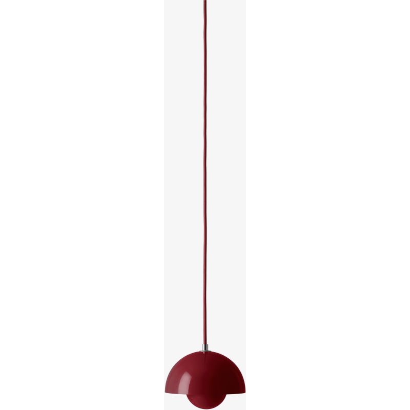 FLOWERPOT VP10 - PENDEL Ø16 - VERMILION RØD