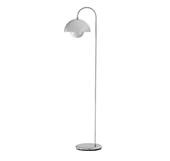 FLOWERPOT VP12 - GULVLAMPE - CHROME