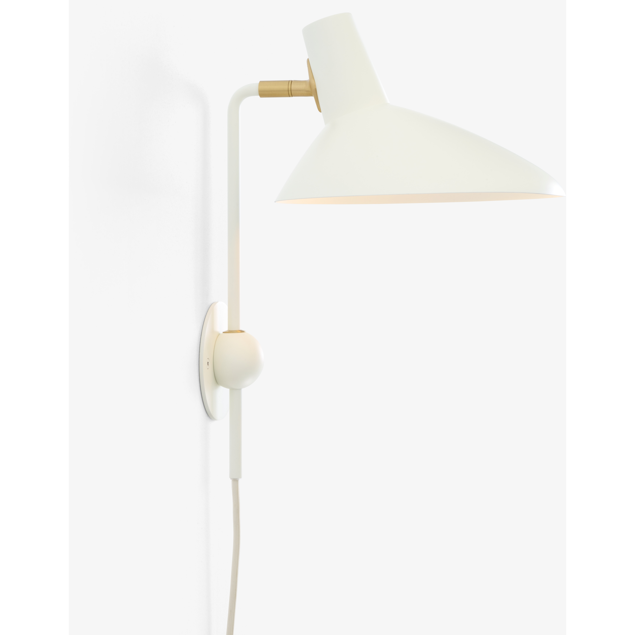 TRIPOD HM12 - VÆGLAMPE - MAT HVID