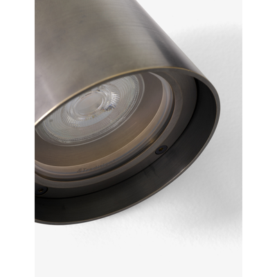 SOLID VÆGLAMPE SC105 BRONZED MESSING UDENDØRSLAMPE