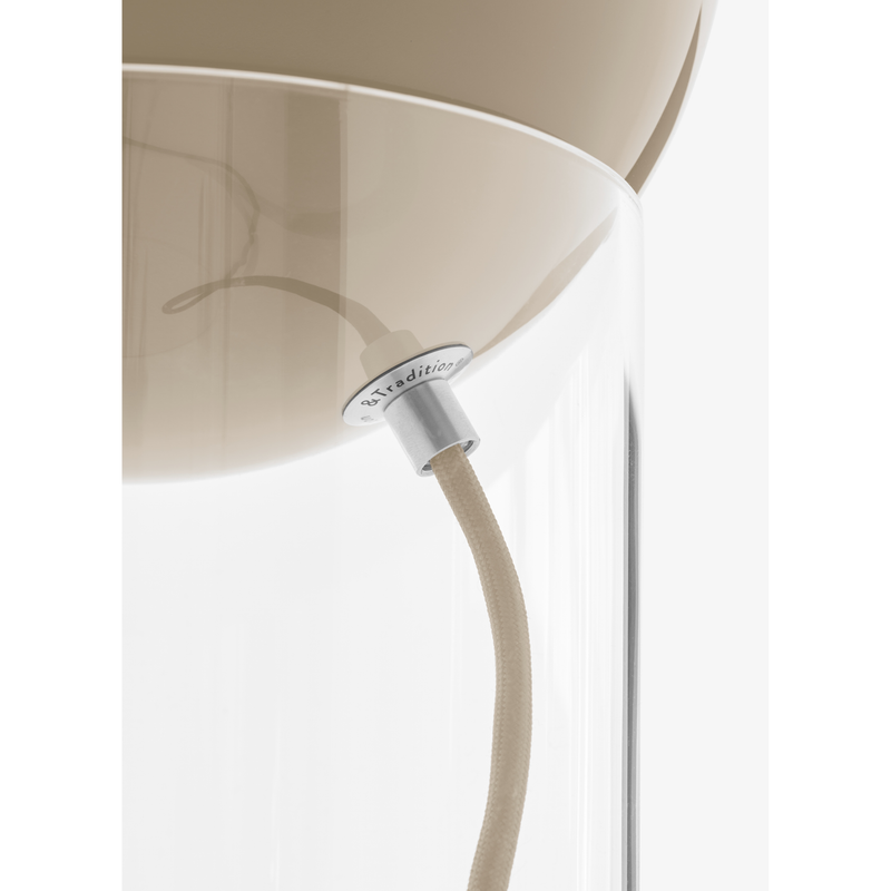 TOPAN VP13 BORDLAMPE AKRYL BASE OG GREY BEIGE