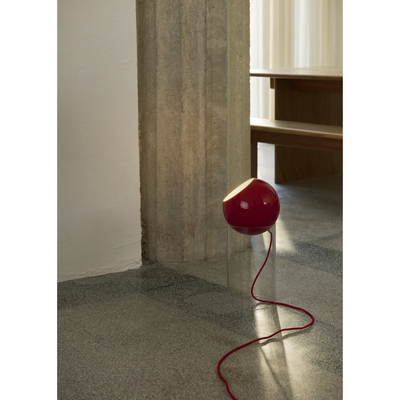 TOPAN VP14 GULVLAMPE AKRYL BASE OG VERMILION RED